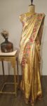 Noorvarna – Handwoven Kanchi Saree in Glowing Gold