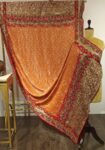 Sunehri Leela – Bandhani Dupatta with Gold Jewelry Weave & Boat Scene Pallu