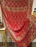 Pushp Leela: Meenakari Floral odhana in Sunshine Hues