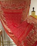 Laal Meenakshi – Red Dupatta with Intricate Meenakari Weaving
