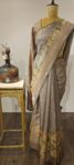 Woodland Tussar Tales – Handloom Saree with Jungle Border Narrative