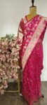 Amrit Pushkar: Rani Pink Banarasi with Timeless Zari Elegance