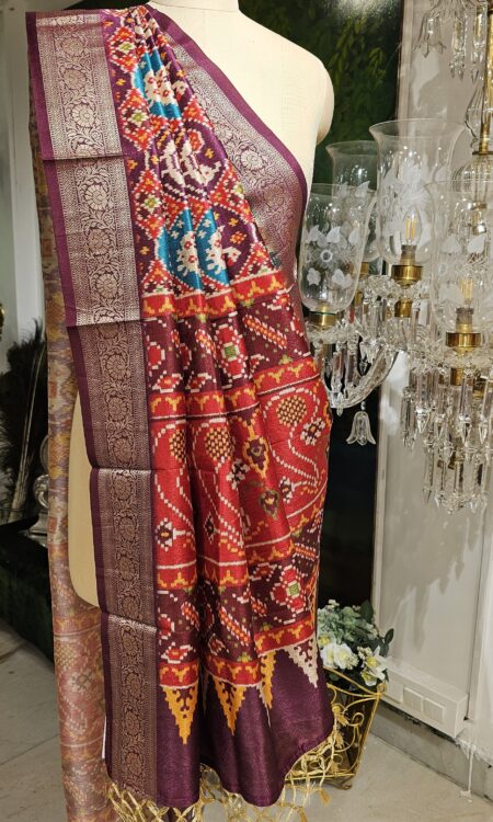 Silk patola duppatta
