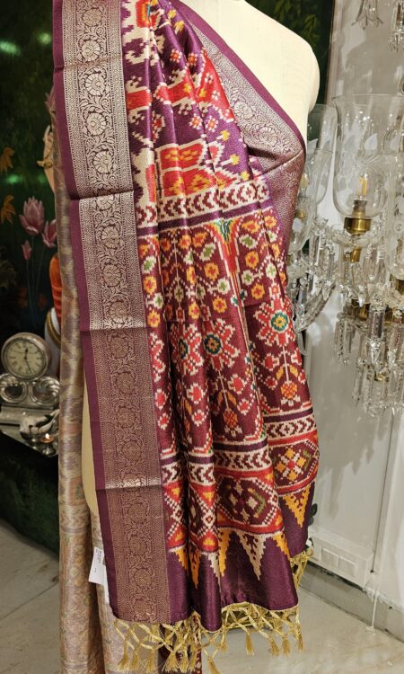 Silk patola duppatta