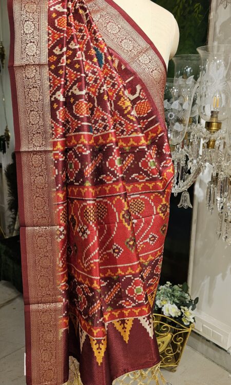 Silk patola duppatta
