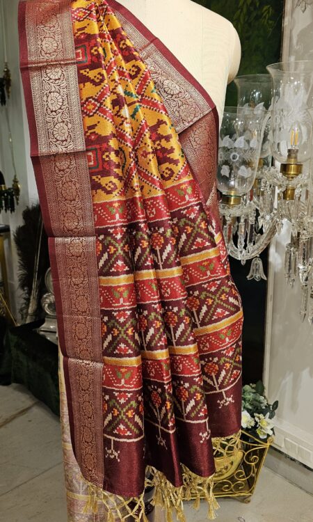 Silk patola duppatta