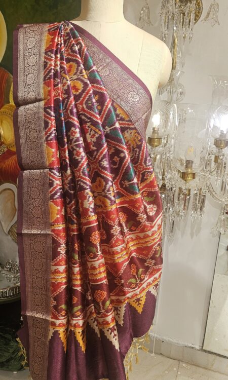 Silk patola duppatta