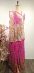 Banarasi Silk saree with bandhani and paithani border