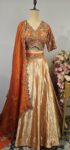 Banarasi tissue lehenga
