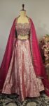 Banarasi tissue lehenga