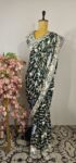 Dark green colour parsi gara