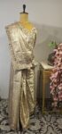 Gold colour banarasi saree