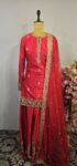 Red colour sharara set