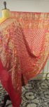 Red bandhani duppatta