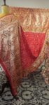 Red bandhani duppatta