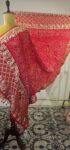 Red colour bandhani duppatta
