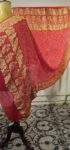 Red colour bandhani duppatta
