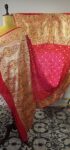 Red ombre bandhani dupatta