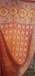 Red-orange Bandhani Dupatta pilia