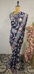 Voilet colour parsi gara saree
