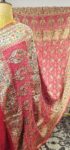 Maroon red Bandhini duppatta odhana