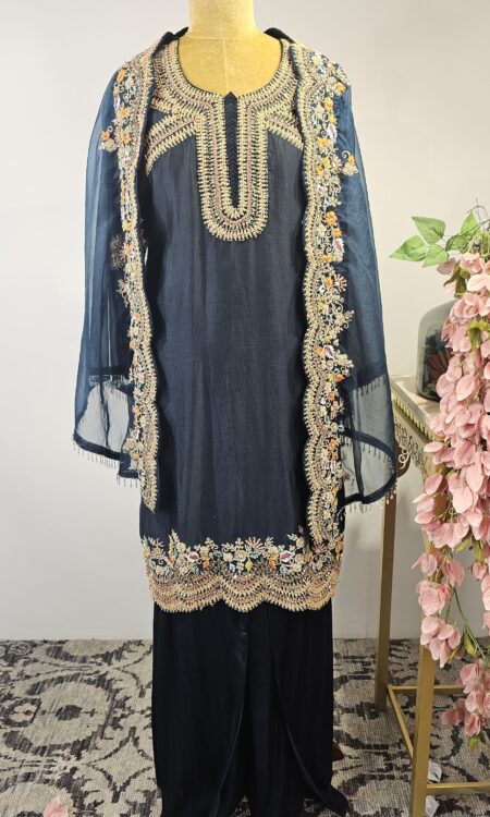 Blue kurta set
