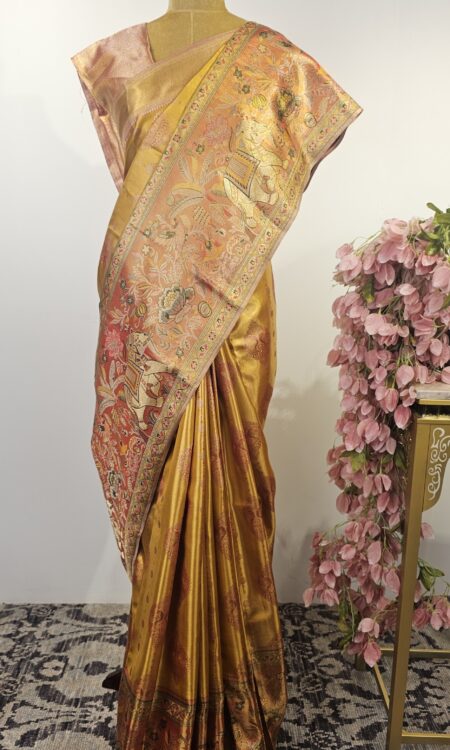 Kanchi tissue saree