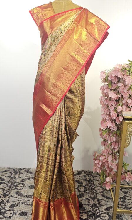 Kanchi tissue saree