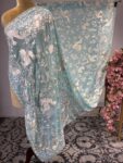 Blue Parsi dupatta