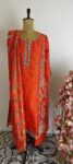 Orange colour kurthi set