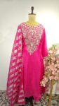 Pink colour kurthi set