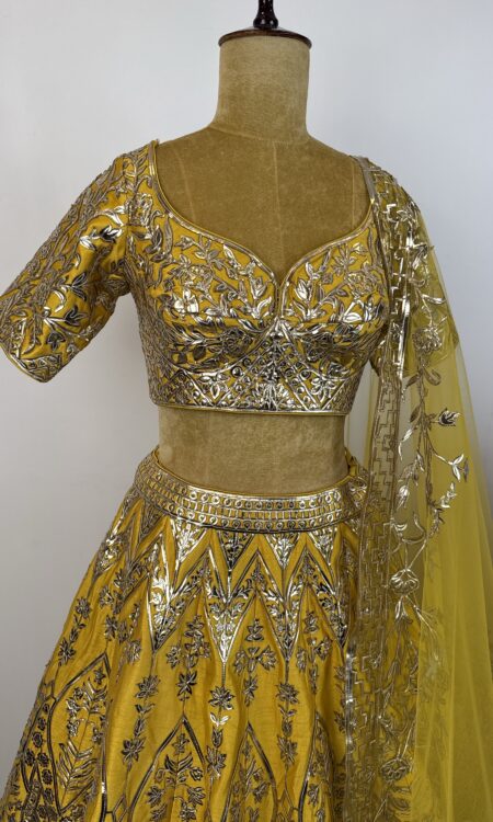 Yellow lehenga