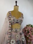 Powder pink lehenga