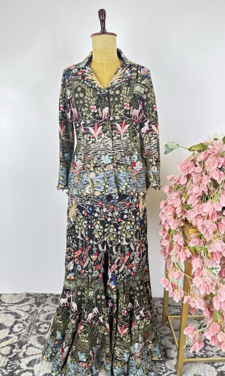 Black indo western dress