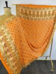 Mango yellow bandhani dupatta