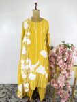 Yellow colour kurti suit