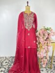 Red colour sharara