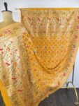 Yellow colour Bandhani dupatta