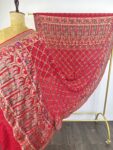 Rad colour bandhani dupatta