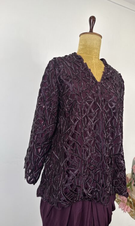 Drape skirt with jacket