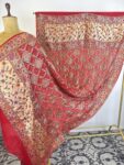 Red colour bandhani dupatta