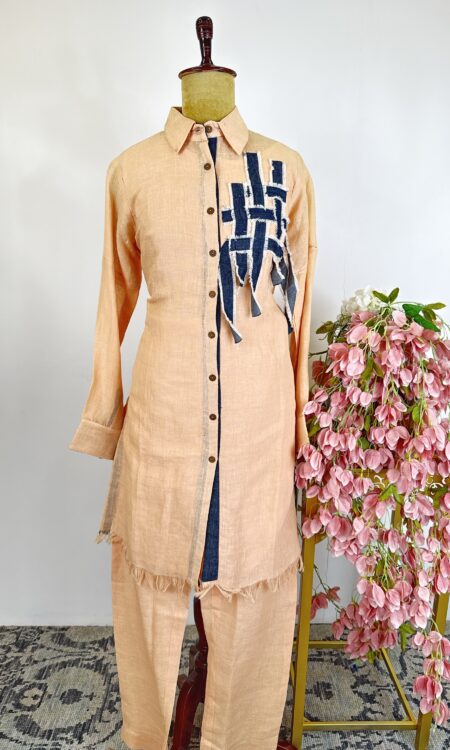 Orange colour Lenin cord set