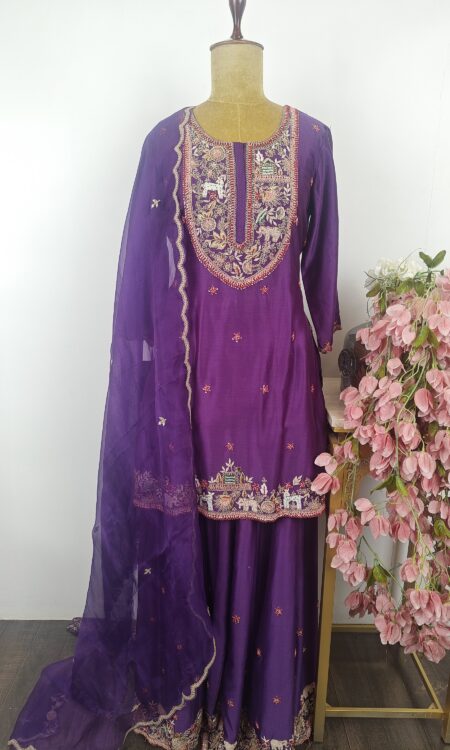 Purple sharara
