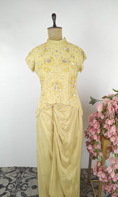 Indo western Top and skirt