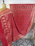 Red colour bandhani dupatta