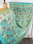Green colour bandhani dupatta