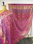 Magenta colour bandhani dupatta