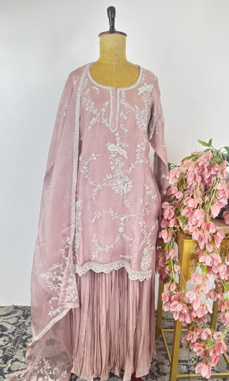 Onion pink colour sharara