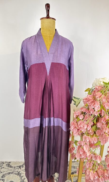 Light purple colour 3D kurta