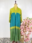Green colour 3D kurta